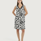 Women's V-Neck Camisole with Printed Sleeve