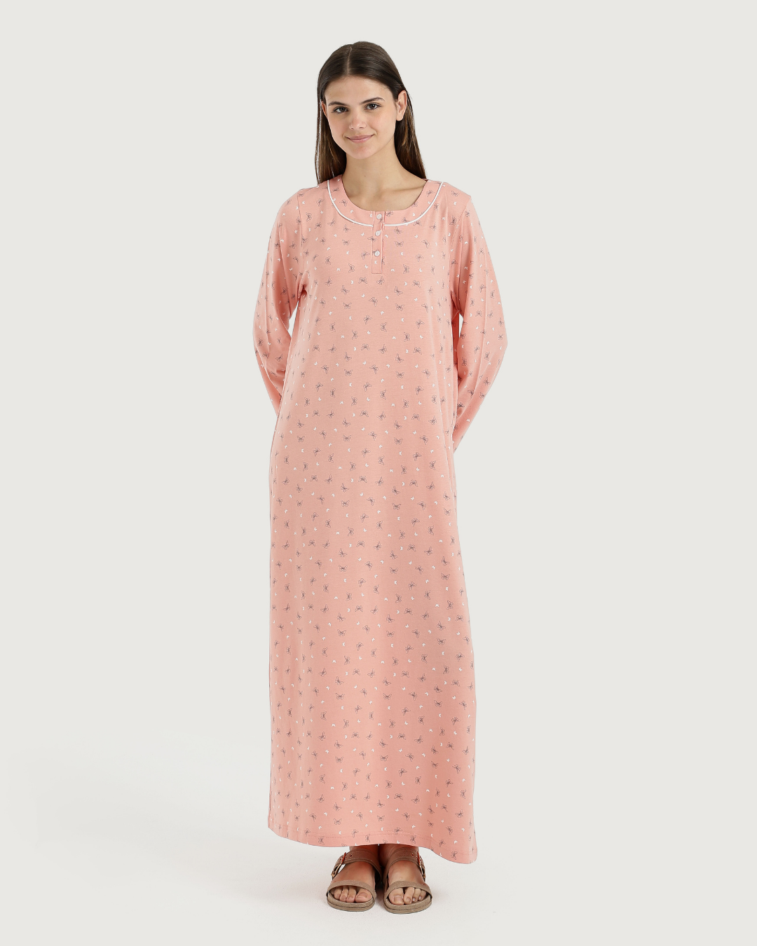 قميص نوم حريمي طويل كم