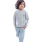 Racer pajama boys T-shirt + printed pants