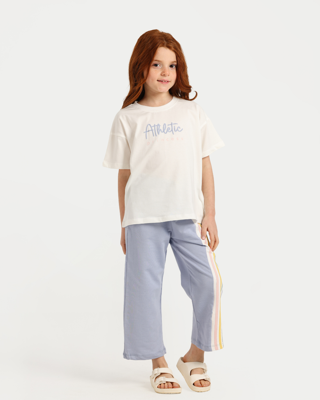 طقم رياضي بناتي بألوان الحلوى