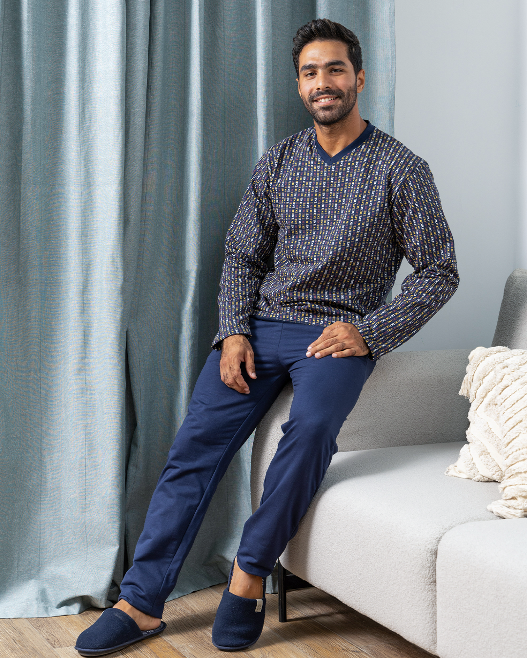 V  بيجامه رجالي روتاري