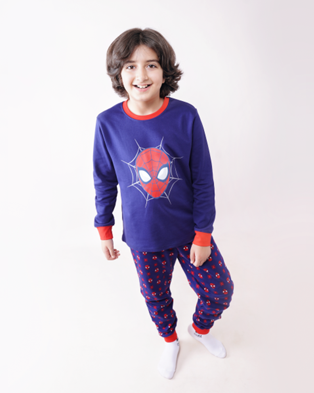 Spiderman Interlock pajamas for boys, cotton
