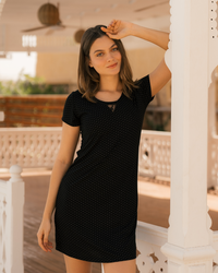 كاش مايوه براسولا قطن مطبوع منقط