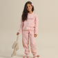 Girls' Heart Print Pants Pajamas