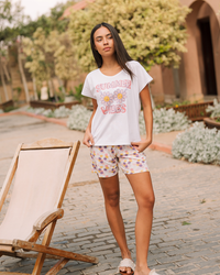 Summer Women's Pajama Shorts Print