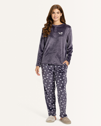 بيجامه حريمى هايدى بنطلون منقط