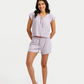 Modal Lycra Short Pajamas Lavender Dream