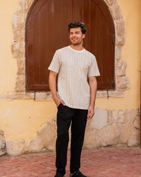 بيجاما رجالي نص كم و بنطلون دوران بيكة القلم