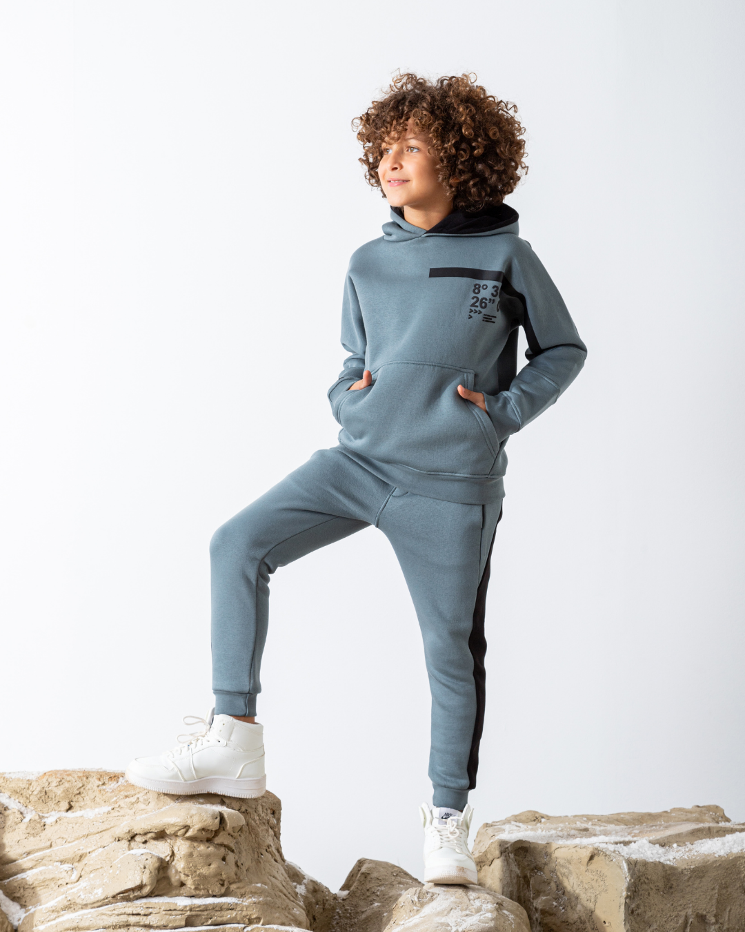 OverSize Monochrome Boys' Pajamas