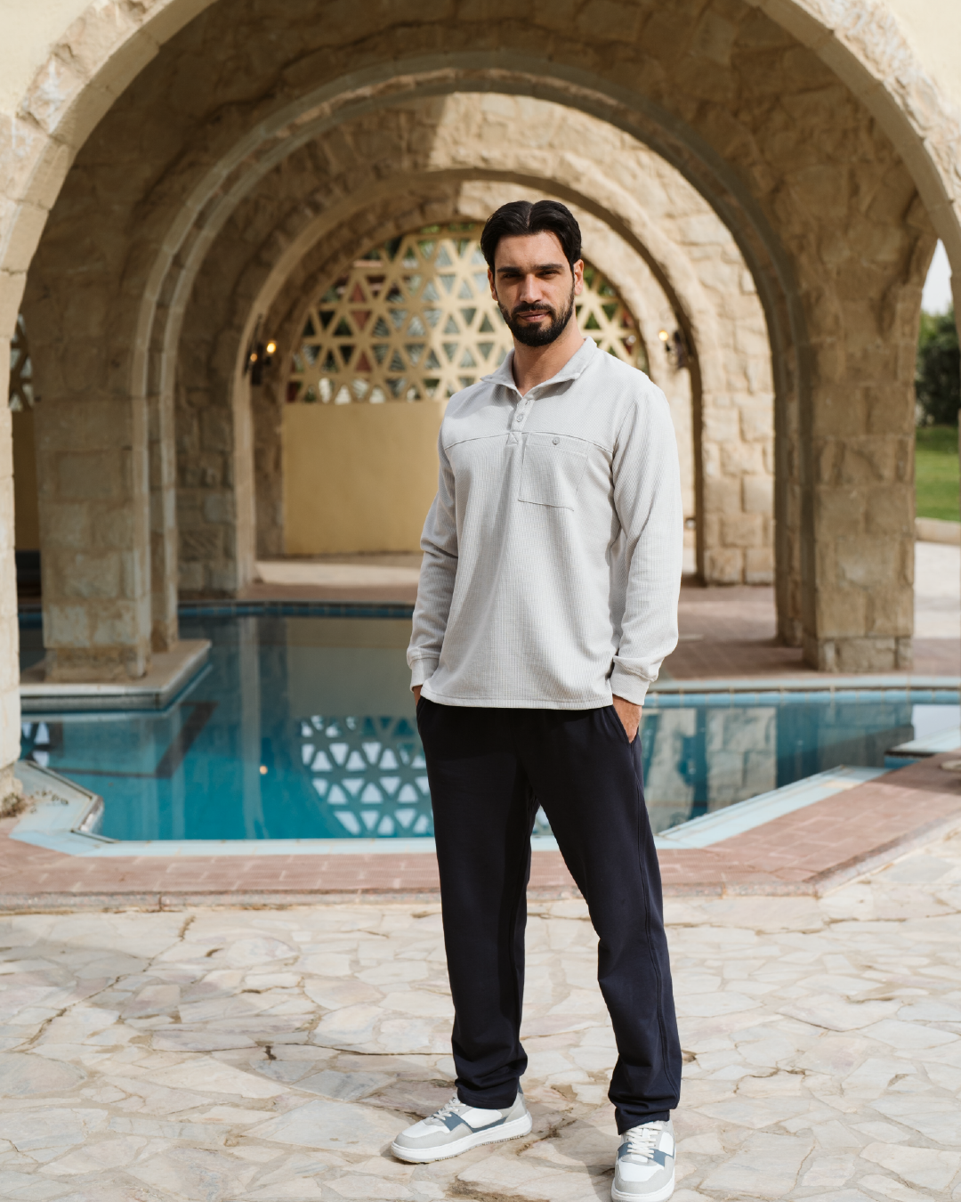 Cool man بيجاما رجالي بكم طويل و بنطلون