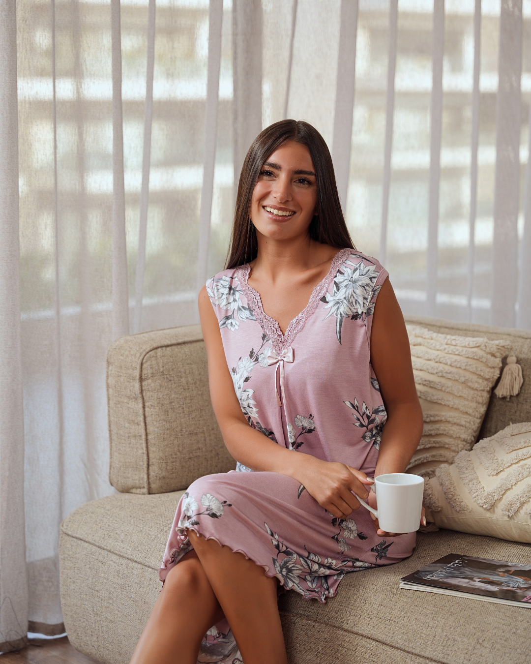 Women's floral print shirt