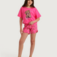 Teddy Bear Girls' Oversized Pajamas and Hot Shorts