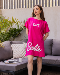 Barbie Women's Over Size Shirt Printed with Barbie