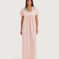 Long Women's Jalabiya Half Sleeve with Embroidery