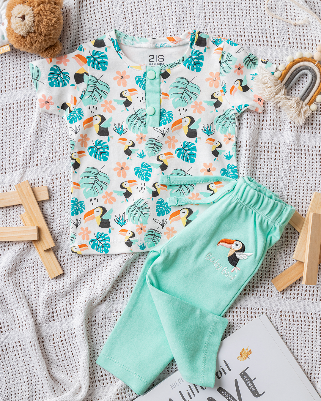 Tropical بيجاما بنطلون Unisex