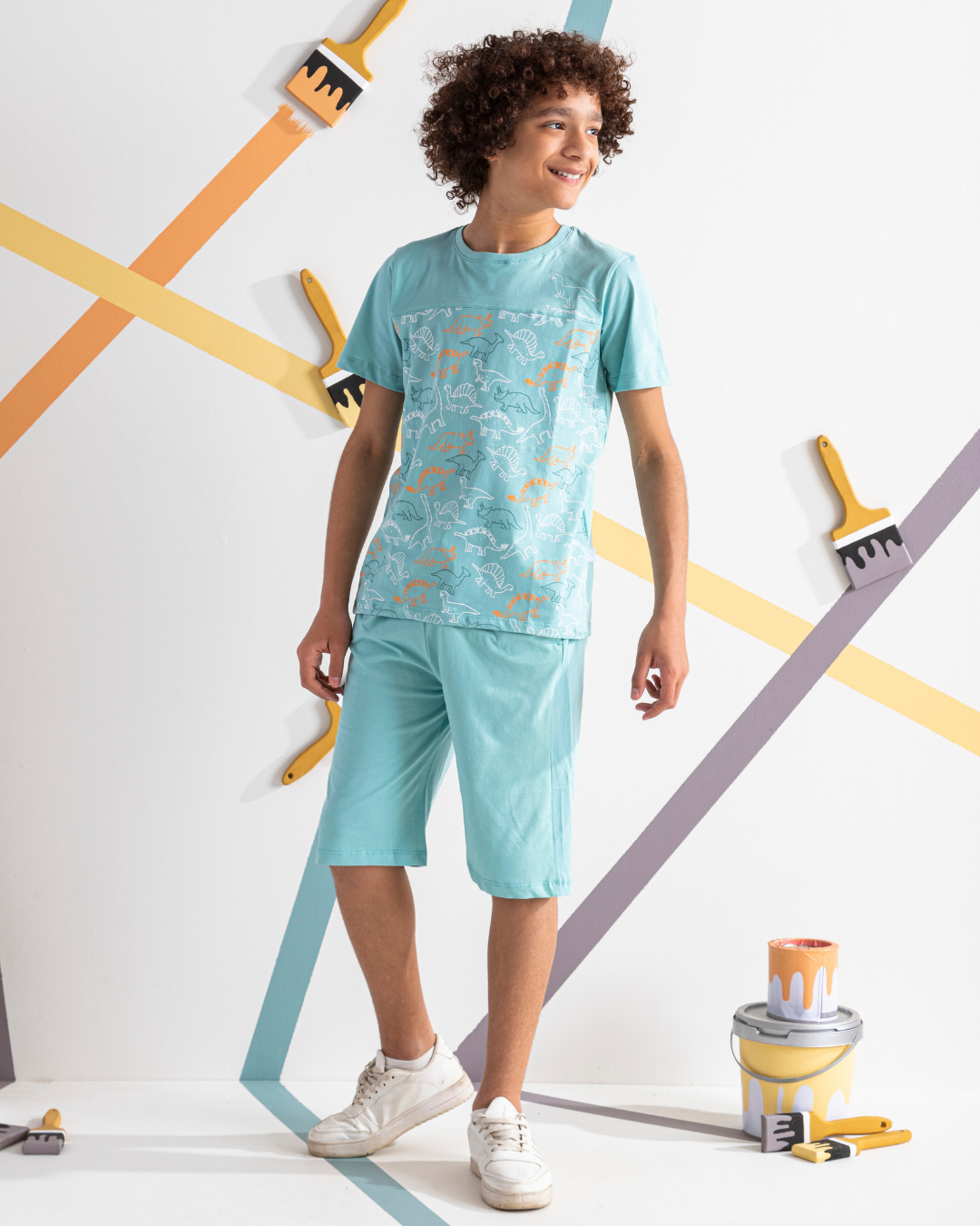 Tyrannosaurus بيجاما أولادي جونيور