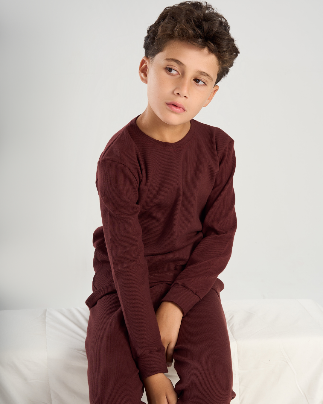 طقم تدفئه اطفالي مضلع