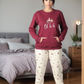 oh la la women's christmas pajamas