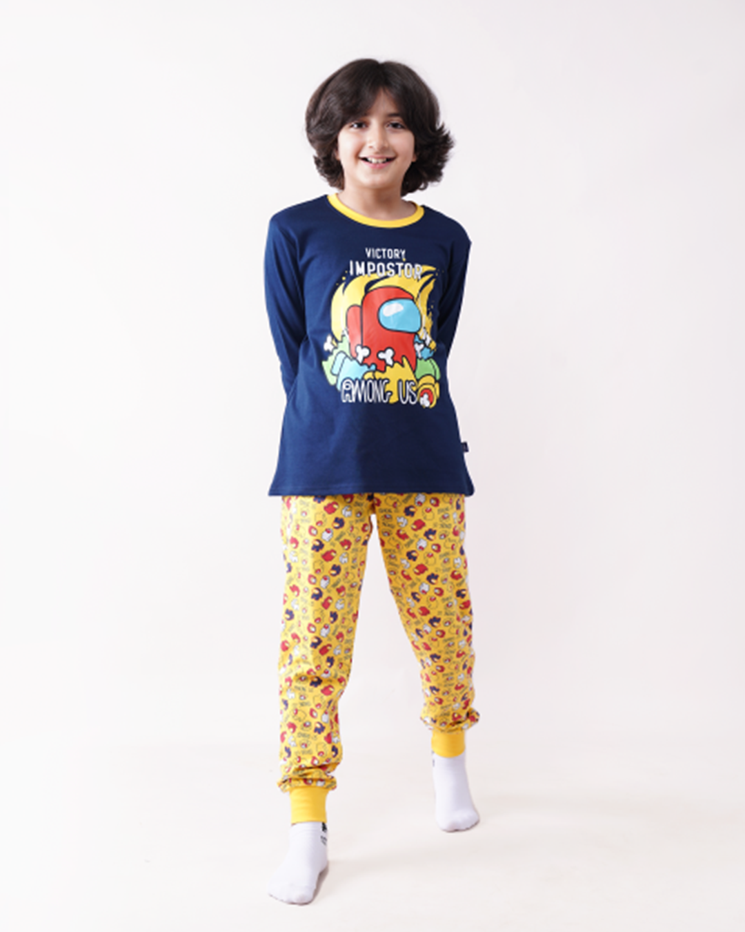 Among my boys' interlock cotton pajamas