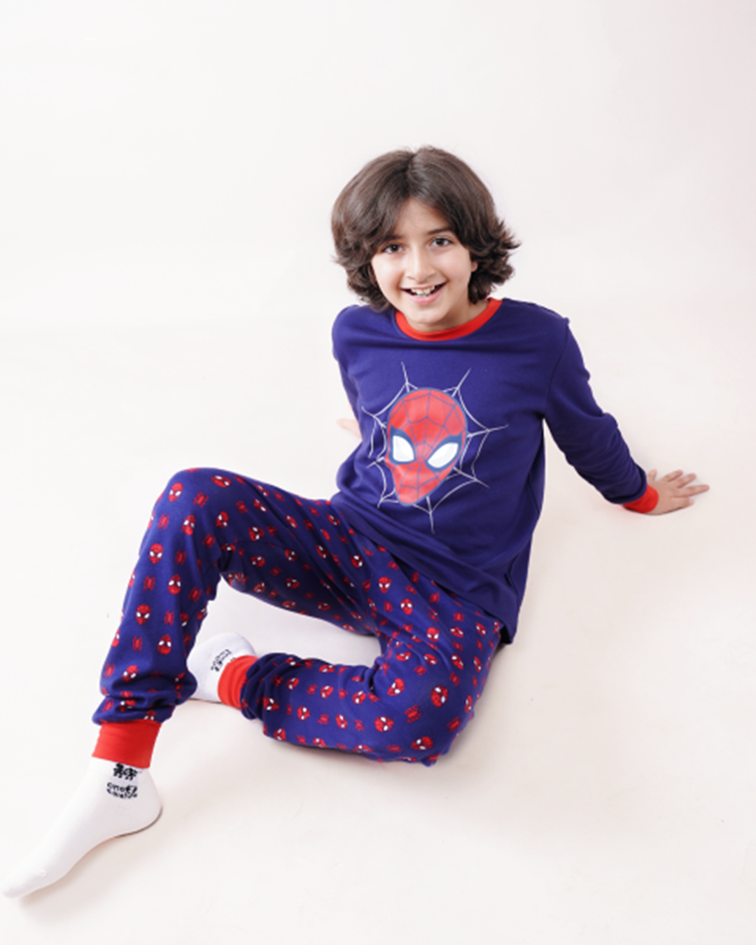 Spiderman Interlock pajamas for boys, cotton