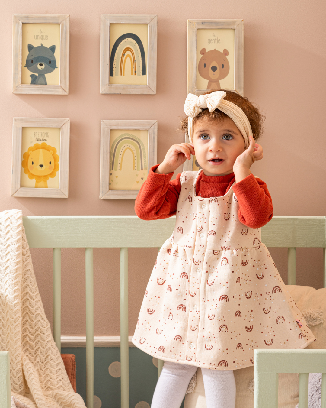 Happy mood سالوبيت فستان بيبي بناتي