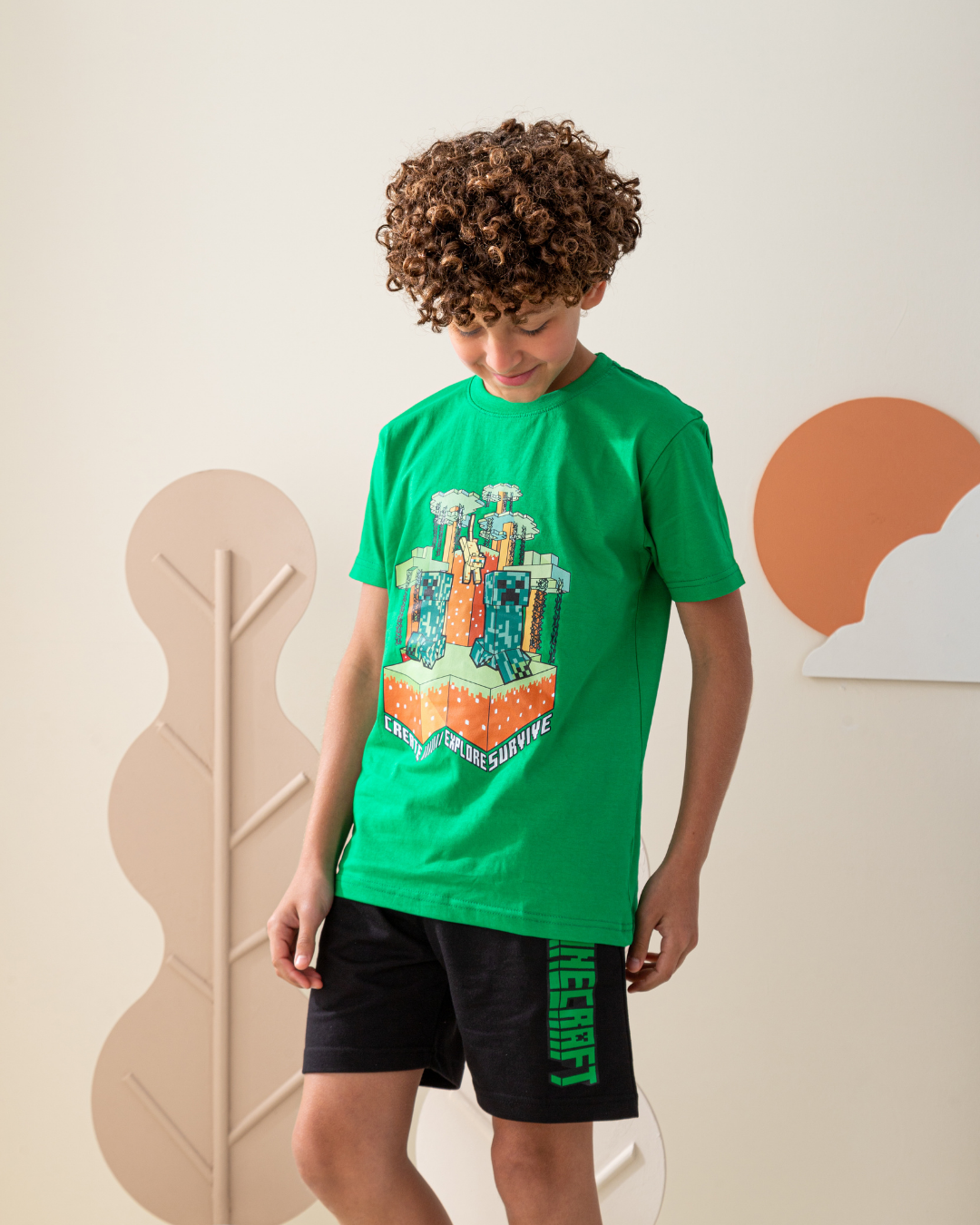 Minecraft بيجاما اطفالي