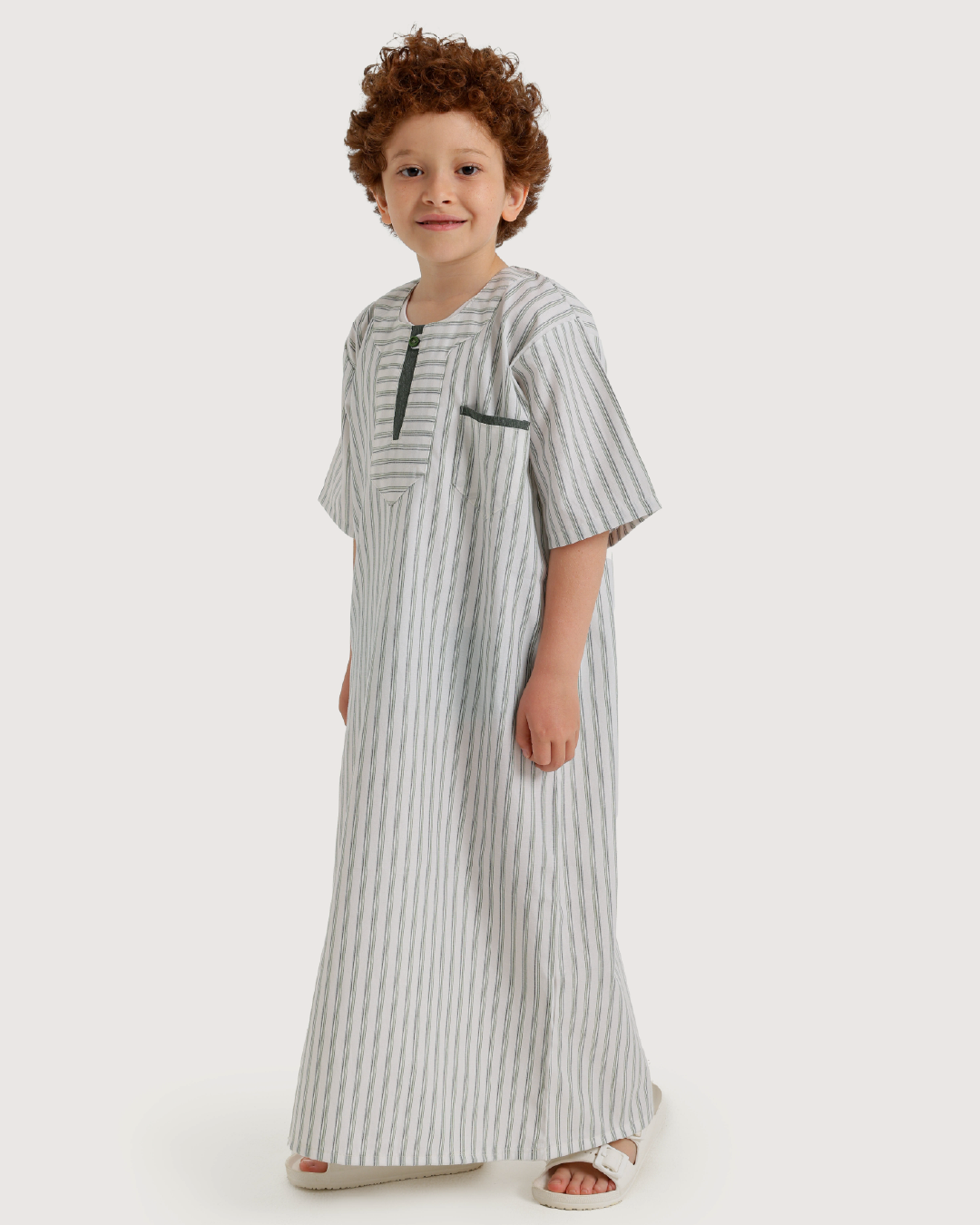 جلبية اولادي نص كم مقلمة