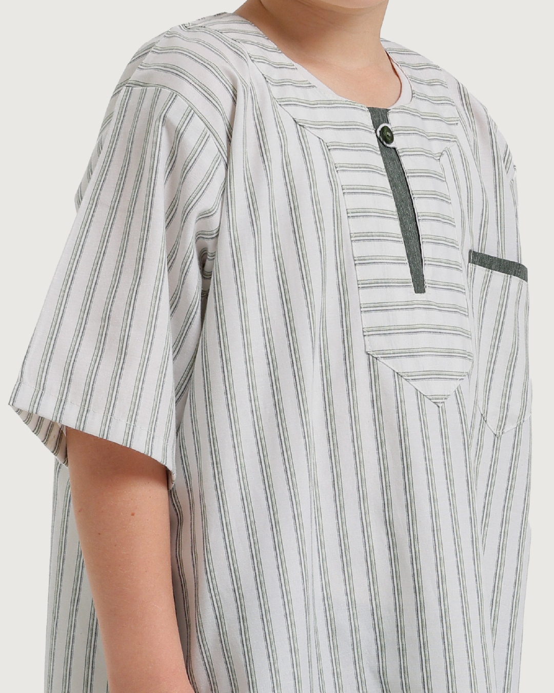 جلبية اولادي نص كم مقلمة