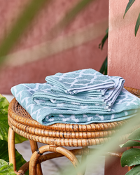 4 set Moroccan tile towels  (30*²30 50*100 70*140)cm
