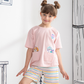 Sister Patrol Children's pajamas for girls, half sleeves and cotton shorts