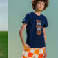 Skate Boys' Pajama Set Half Sleeve with Shorts