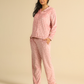 Polka Dots Women Classic pajama in Nude