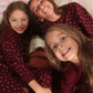 A Warm Color Floral Pajama for Girls