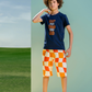 Skate Boys' Pajama Set Half Sleeve with Shorts