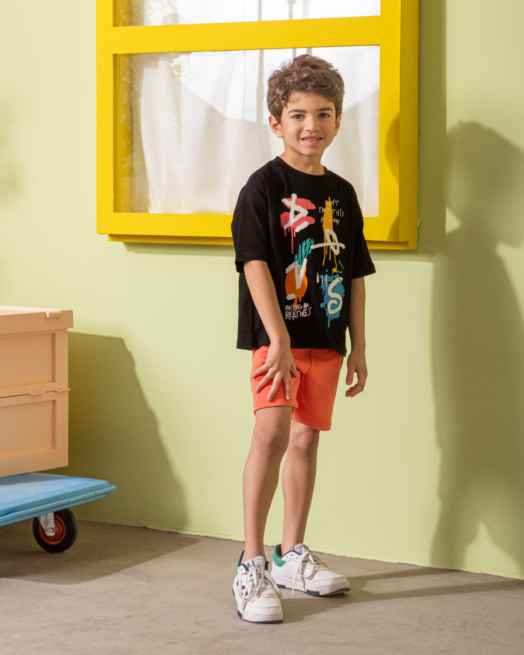 Dont Try This At Home بيجامه اولادي وسط