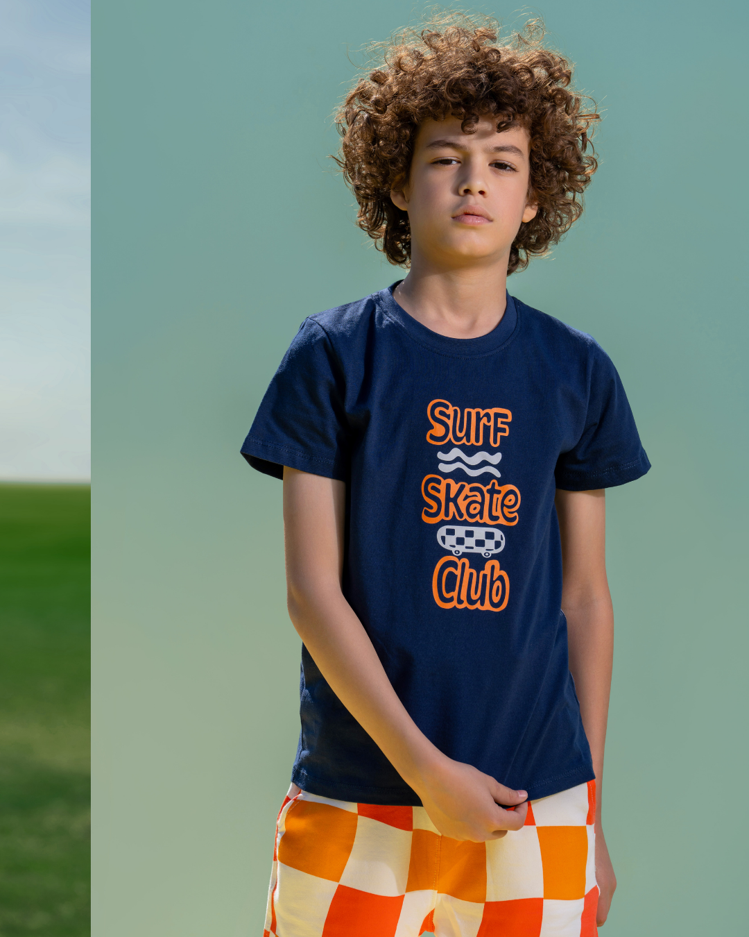 Skate Boys' Pajama Set Half Sleeve with Shorts