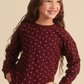 A Warm Color Floral Pajama for Girls