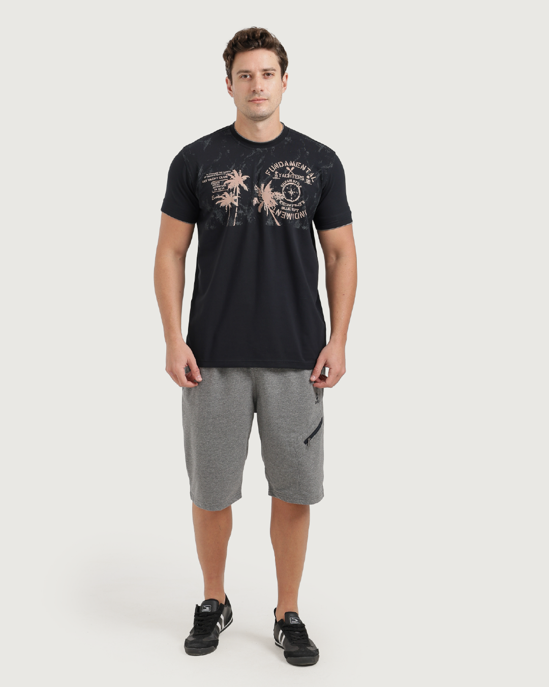 Track suit for men, half sleeves, shorts