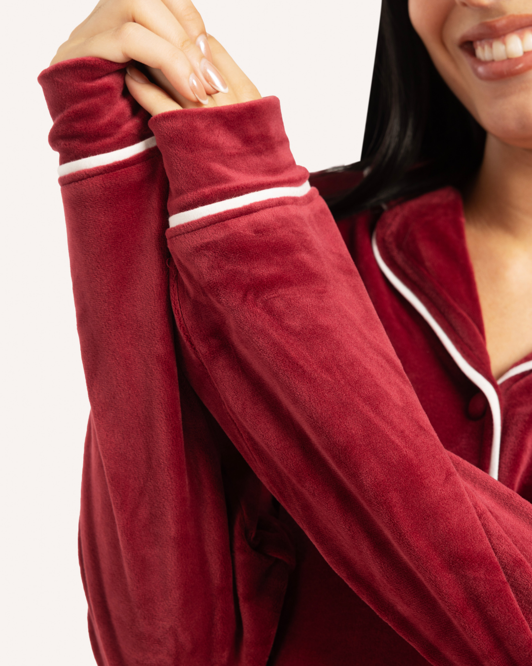 Plain classic women's pajamas