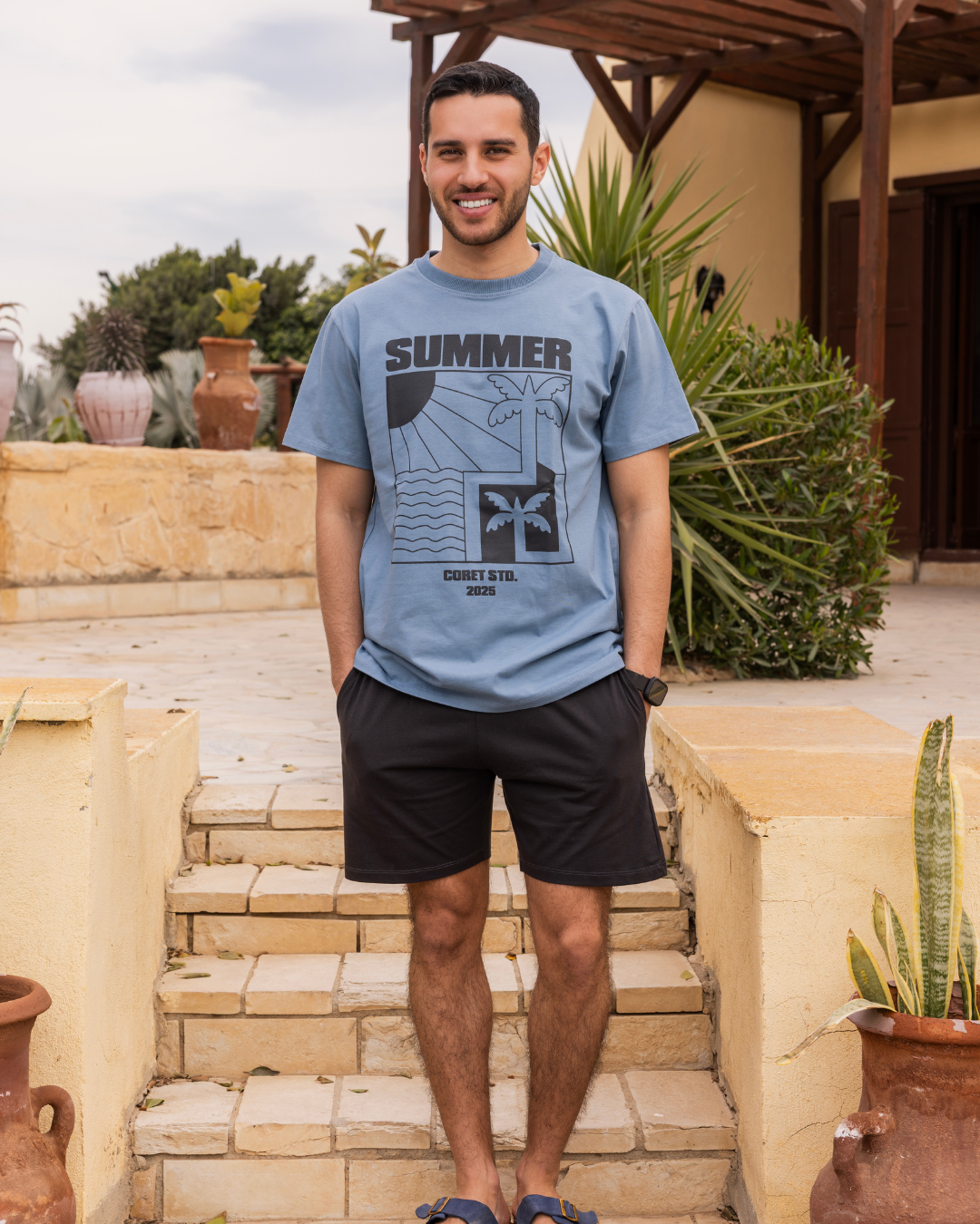 summer بيجاما رجالي نص كم و شورت