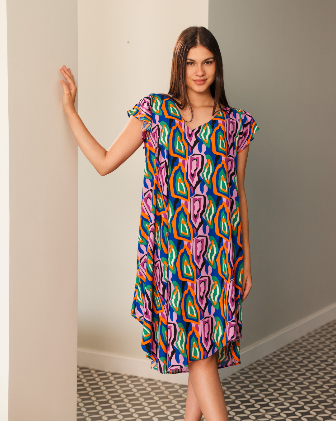 754 قميص فسكوز قصير