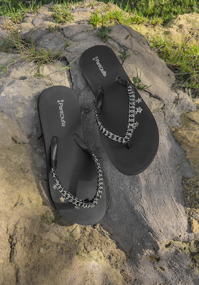 Metallic Women's Summer Slippers Metallic