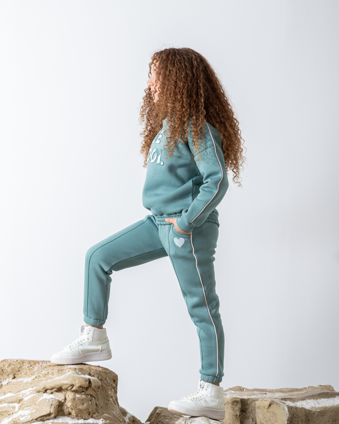 (coffrage BE Cool) Monochrome Oversize Girls' Pajamas