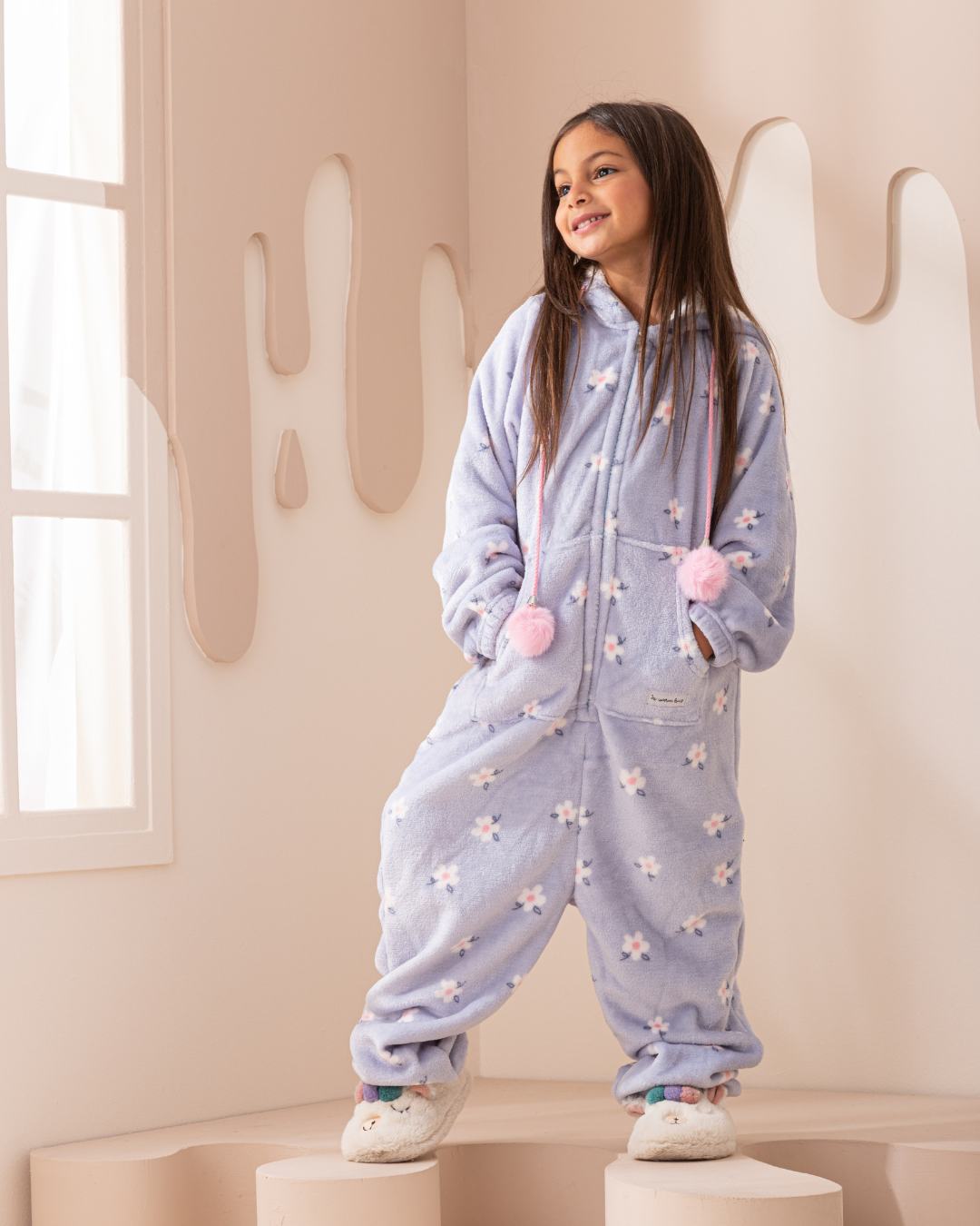 Flowers Girls' jumpsuit