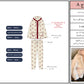 Loving winter in red roses pajama