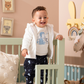 Sleepy bear baby pajamas for boys 3 pieces