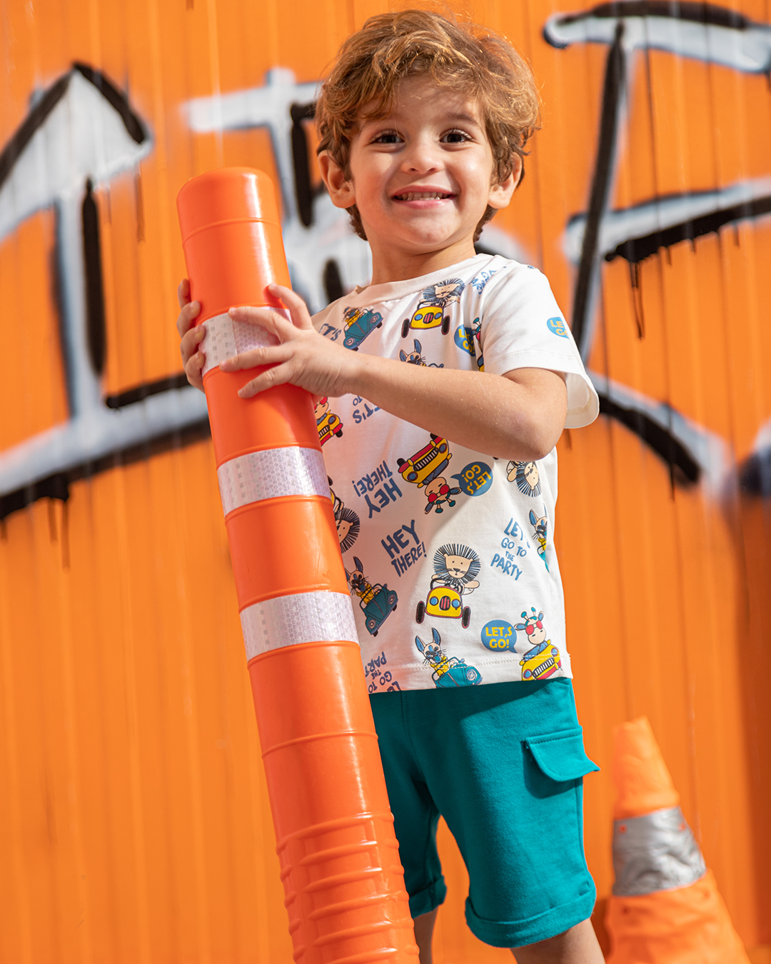 Let's Go 2 the party بيجامه اولاد بيبي