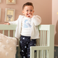 Sleepy bear baby pajamas for boys 3 pieces