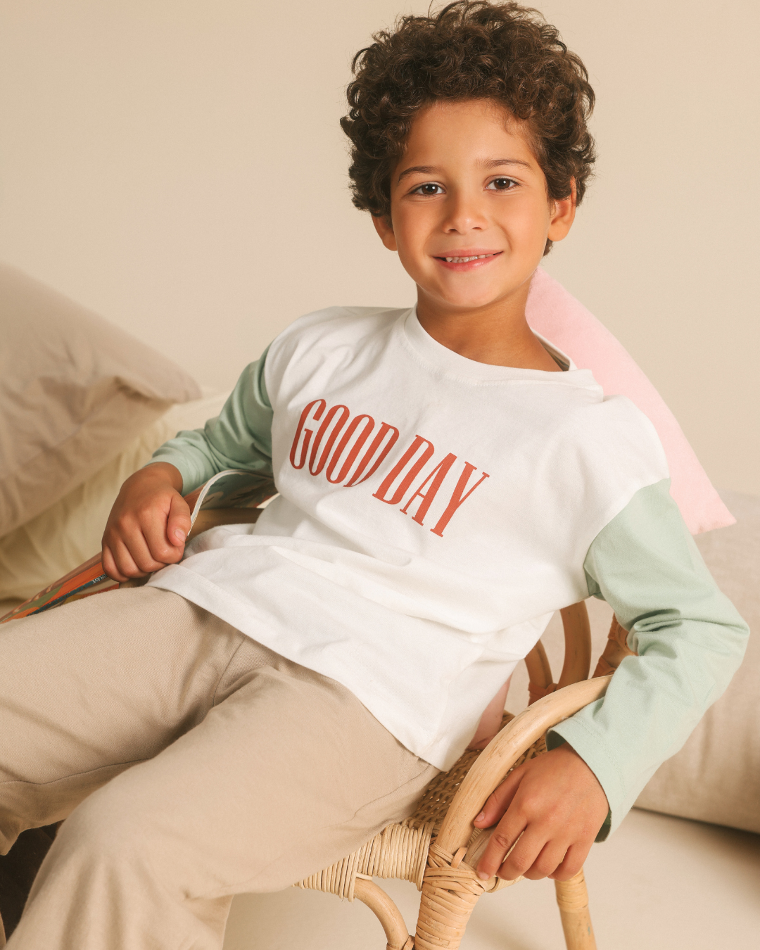 Boys pajama set Good Day