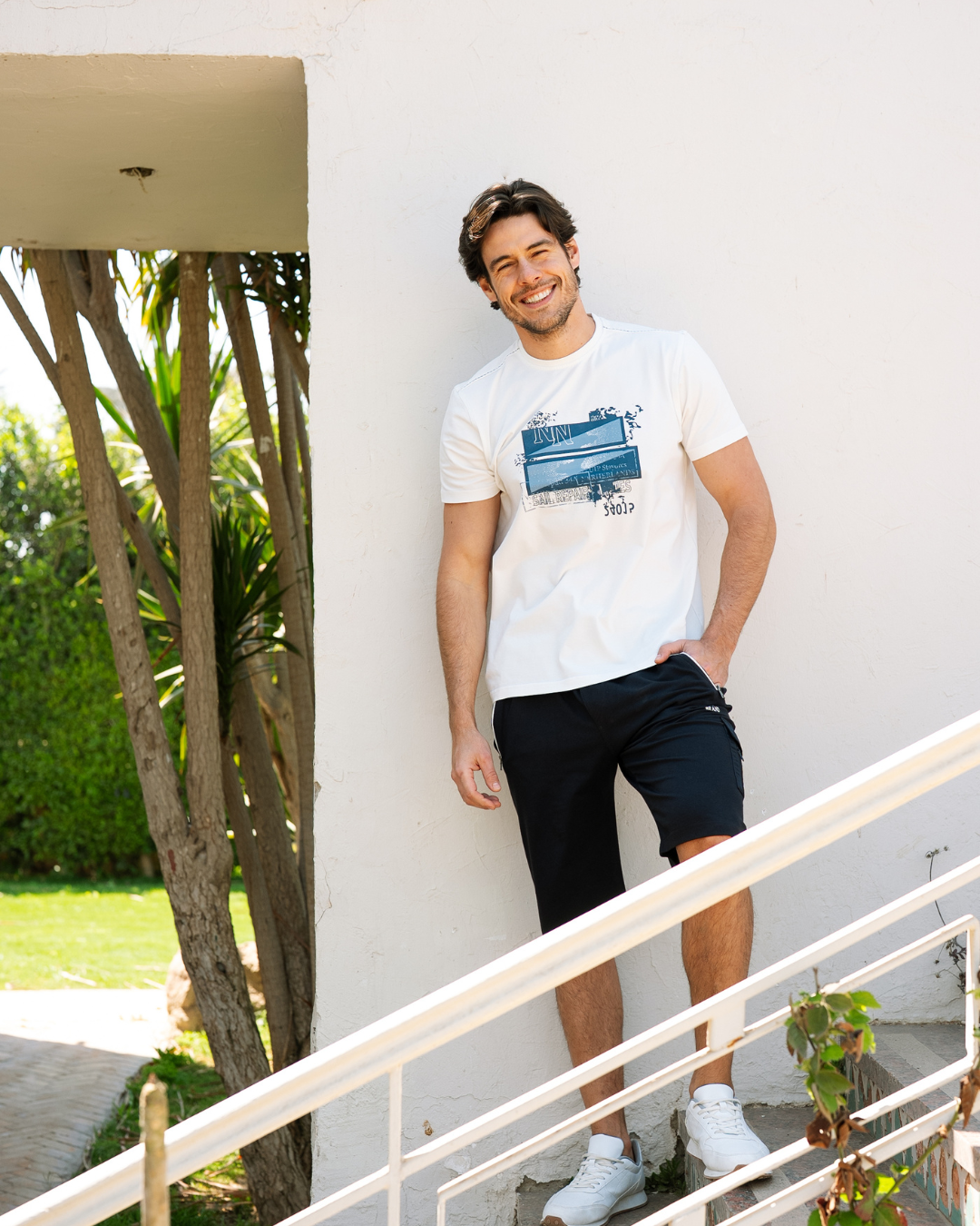 NN pajamas Men's text how much and shorts